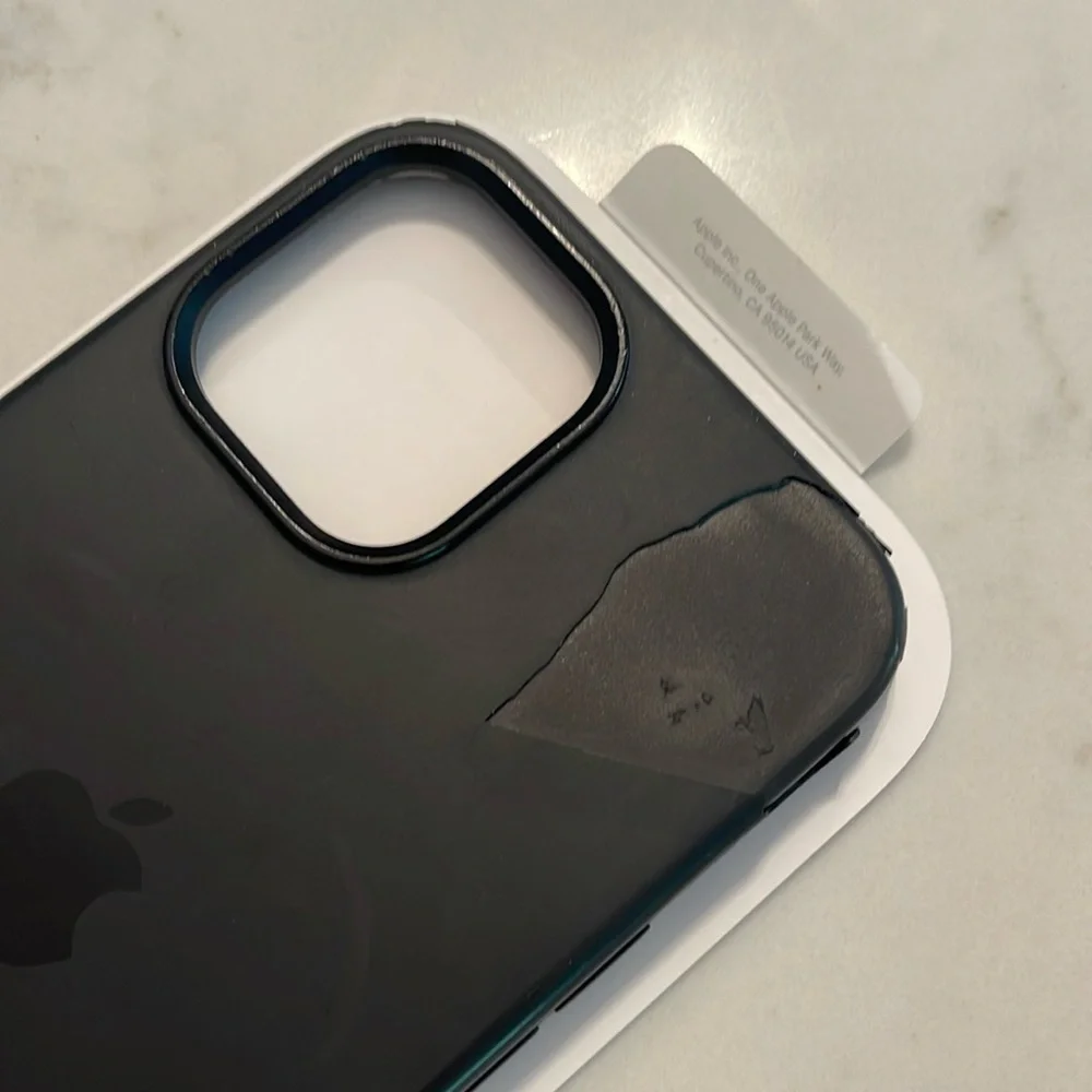 Black iPhone 12 Pro Max case